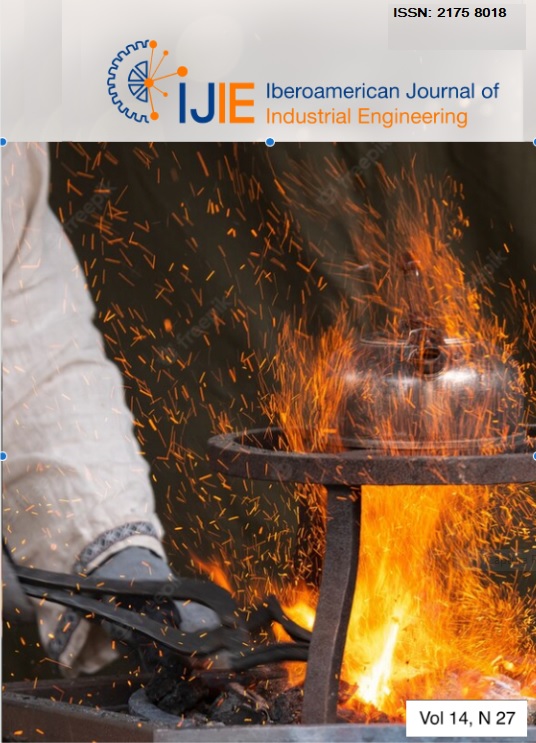 					Visualizar v. 14 n. 27 (2022): ISSN 21758018 Iberoamerican Journal of Industrial Engineering - IJIE
				
