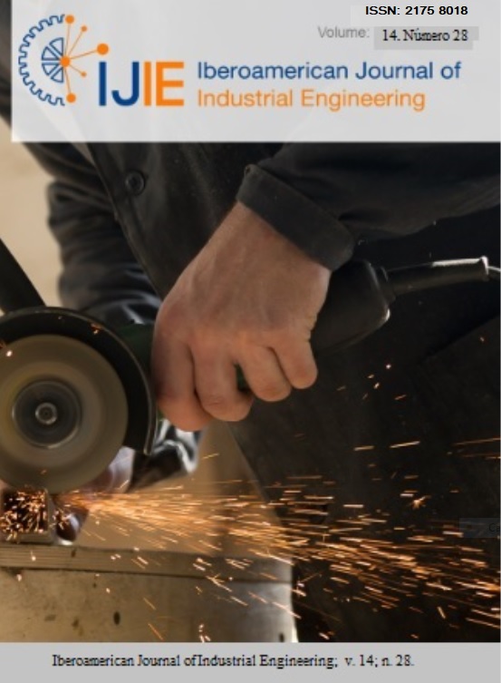 					Visualizar v. 14 n. 28 (2022): Iberoamerican Journal of Industrial Engineering - IJIE
				